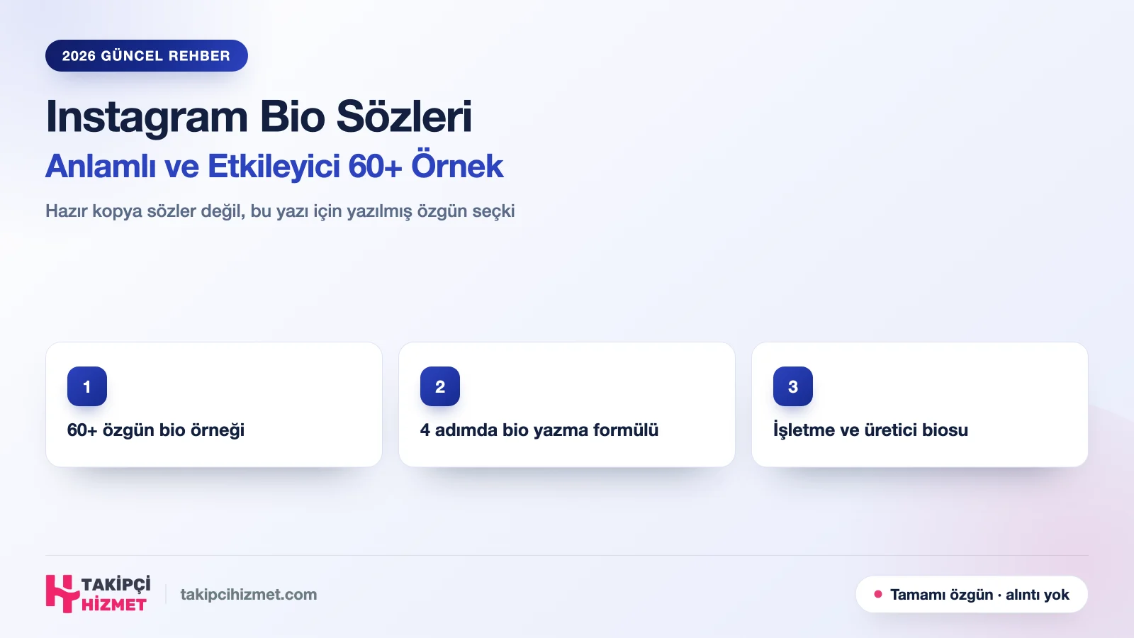 Instagram Anlamlı Bio Sözleri: Etkileyici ve Özgün 60+ Örnek (2026)