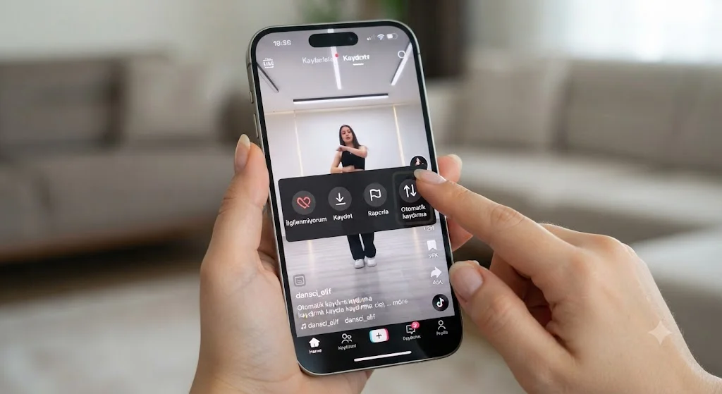TikTok Otomatik Kaydırma Özelliği Nasıl Etkinleştirilir?