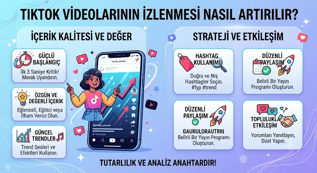 TikTok Videolarının İzlenmesi Nasıl Arttırılır?