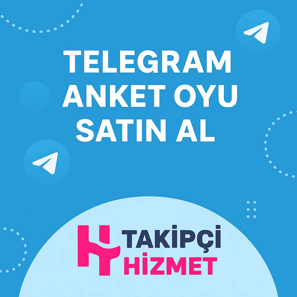 telegram anket oyu satın alma hizmeti